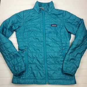 Patagonia Nano Puff Jacket Ultramarine Blue womens XS x-small teal 84216 tbgb